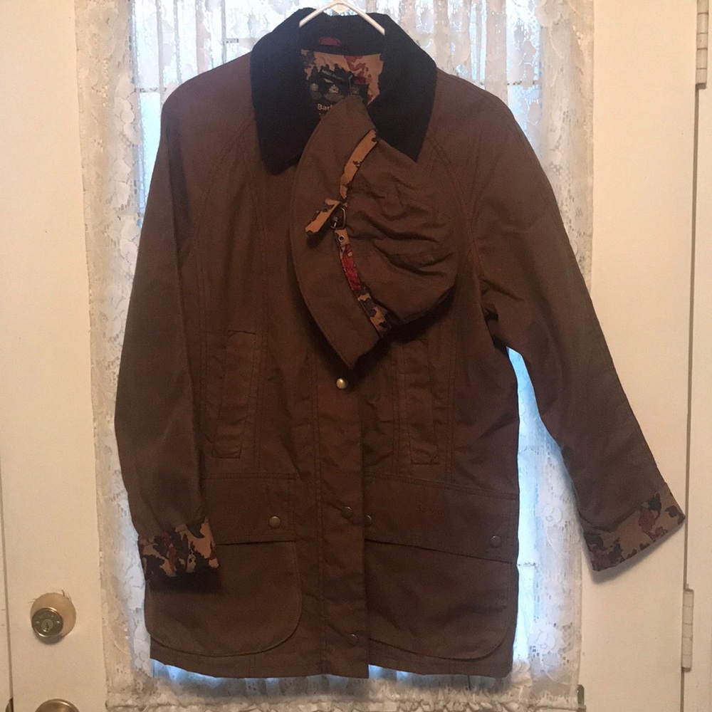Barbour Jacket with Hat